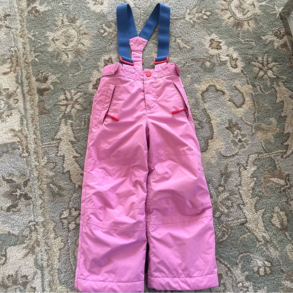 Mini Boden 3-4Y Pink Kids Snow Pants
